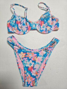 Blackbough Swim Floral Bikini Set Size Small